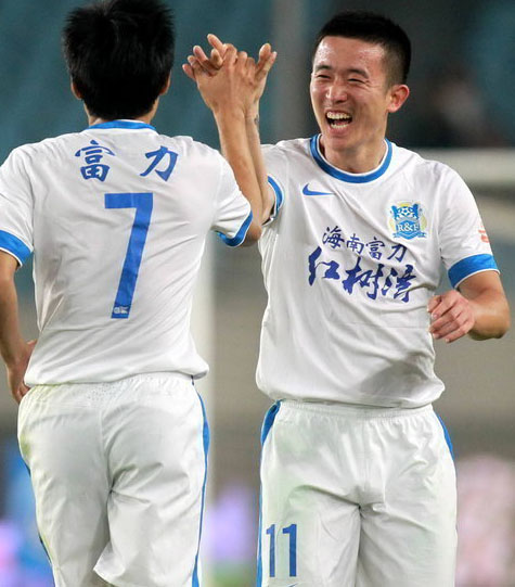 广州富力力克山东鲁能，中超榜首震撼的简单介绍