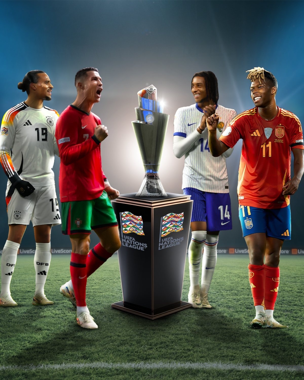 关于欧国联赛中球员们用汗水换来每一场胜利的信息